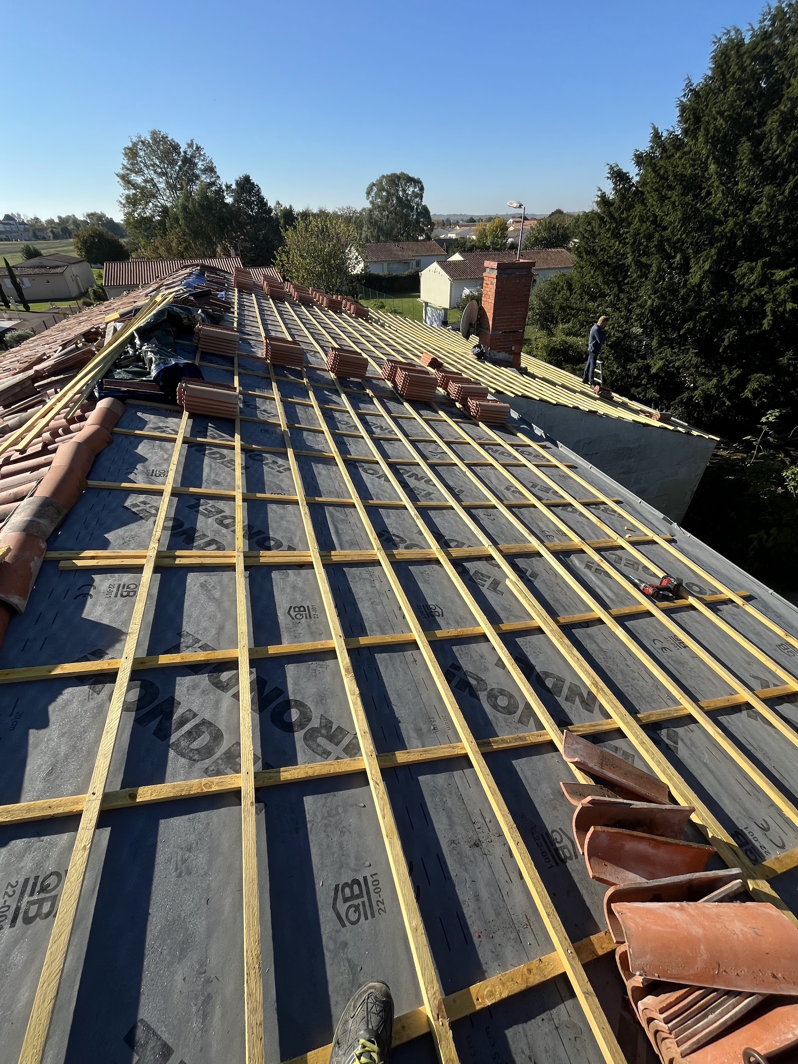 A.Z couverture 17 - chantier toiture Tonnay-Charente